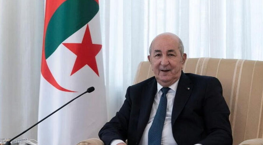 Algerian President Abdulmadjid Tebboune